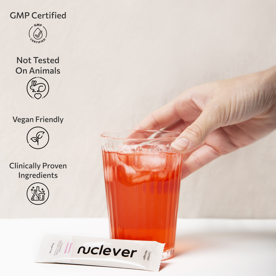 Nuclever Cortisol Manager™ 120-Day Supply (4 Bags) + Free Accessories